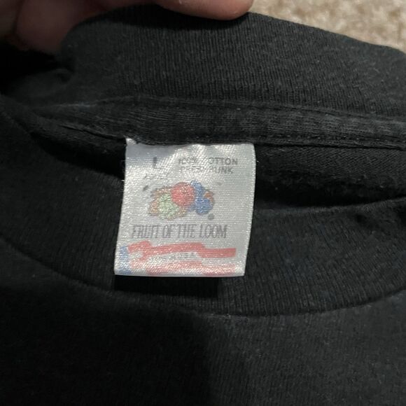 VTG 90s Cowboy Butts Drive Me Nuts T-Shirt Men’s Large Black Single Stitch - Picture 3 of 7